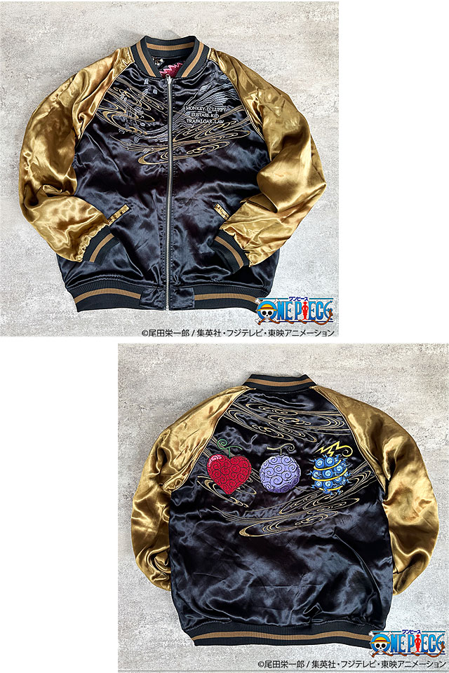 nm-2012.ONE PIECE ワンピース スカジャン リバーシブル CORPUS SELECT スカジャン 「ONE PIECE/ワンピース」黒足の