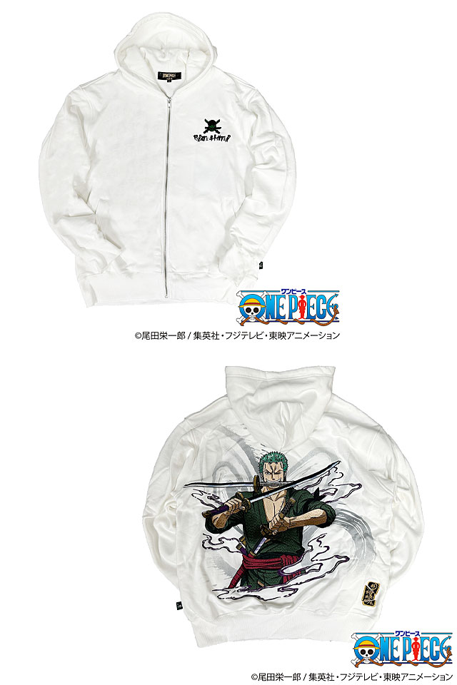 絡繰魂×ONE PIECE ゾロ海賊狩りのスウェットパーカー 絡繰魂 243026 和