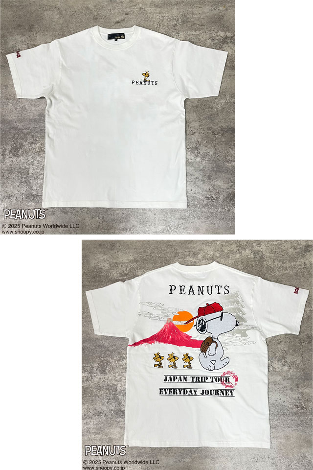 絡繰魂×スヌーピーコラボ NIPPON JOURNEY半袖Tシャツ 絡繰魂 252076 和