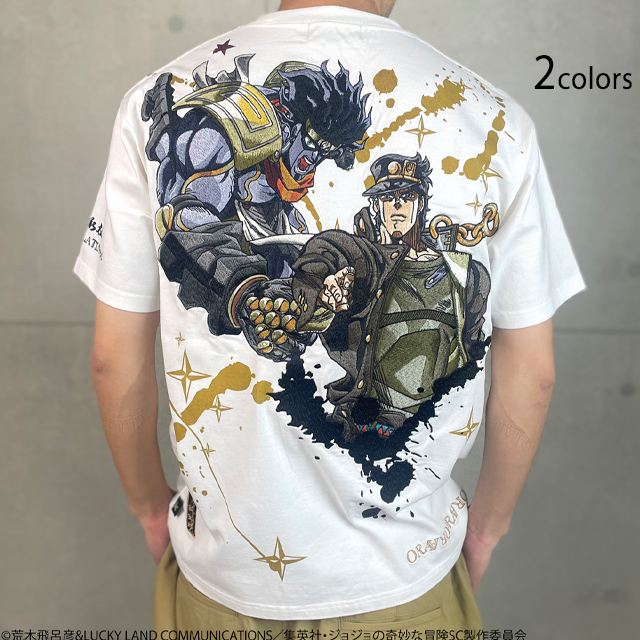 【未使用】ジョジョの奇妙な冒険　七分丈Tシャツ　Lサイズ kkdm26811_0.jpg