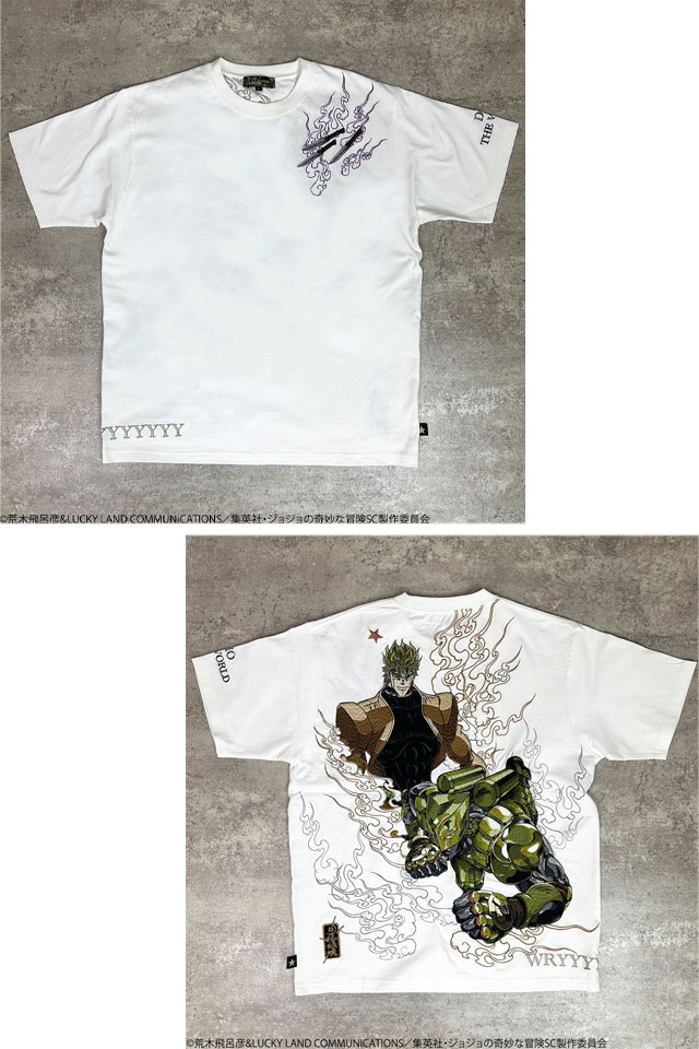 絡繰魂×ジョジョの奇妙な冒険コラボ DIO半袖Tシャツ 絡繰魂