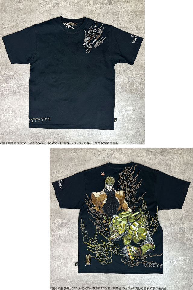 絡繰魂×ジョジョの奇妙な冒険コラボ DIO半袖Tシャツ 絡繰魂