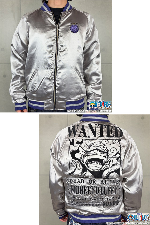 絡繰魂×ONE PIECE ルフィ「エルバフ」リバーシブルスカジャン 絡繰魂