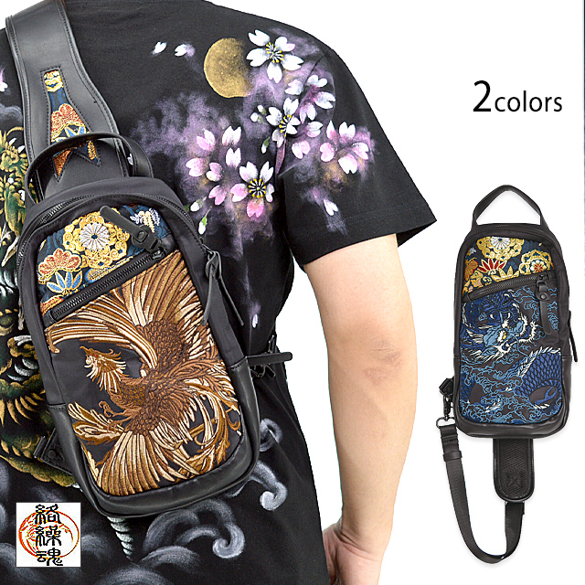 Y's 牡丹刺繍 革 バッグ &Robu. ショルダーバッグ バッグ レース刺繍2WAYバッグ