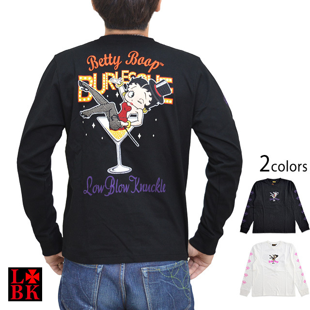 ロウブロウナックル×BETTY Show Girl BETTY長袖Tシャツ ロウブロウナックル 530868 ベティーちゃん ロングTシャツ 刺繍 :  lbk-m01842 : サクラスタイル - 通販 - Yahoo!ショッピング