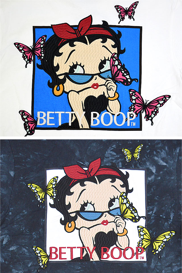 べティちゃんブランデー LBK×BETTY バタフライBetty Tee ロウブロウナックル 523868