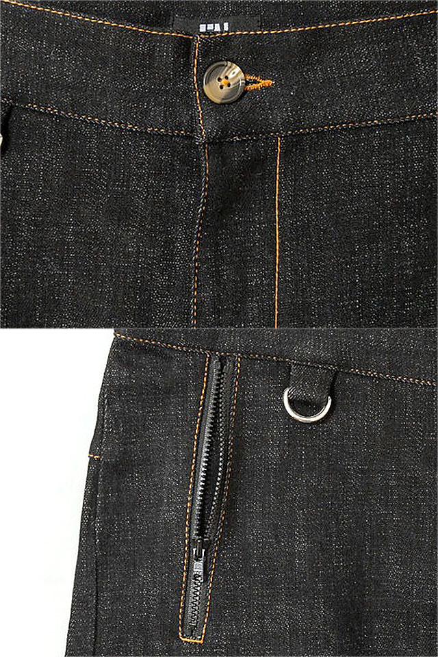 &エルシーの猫と花刺繍の黒キュロットパンツ ショートパンツレディースキュロットパンツ[品番：AGCW0005371