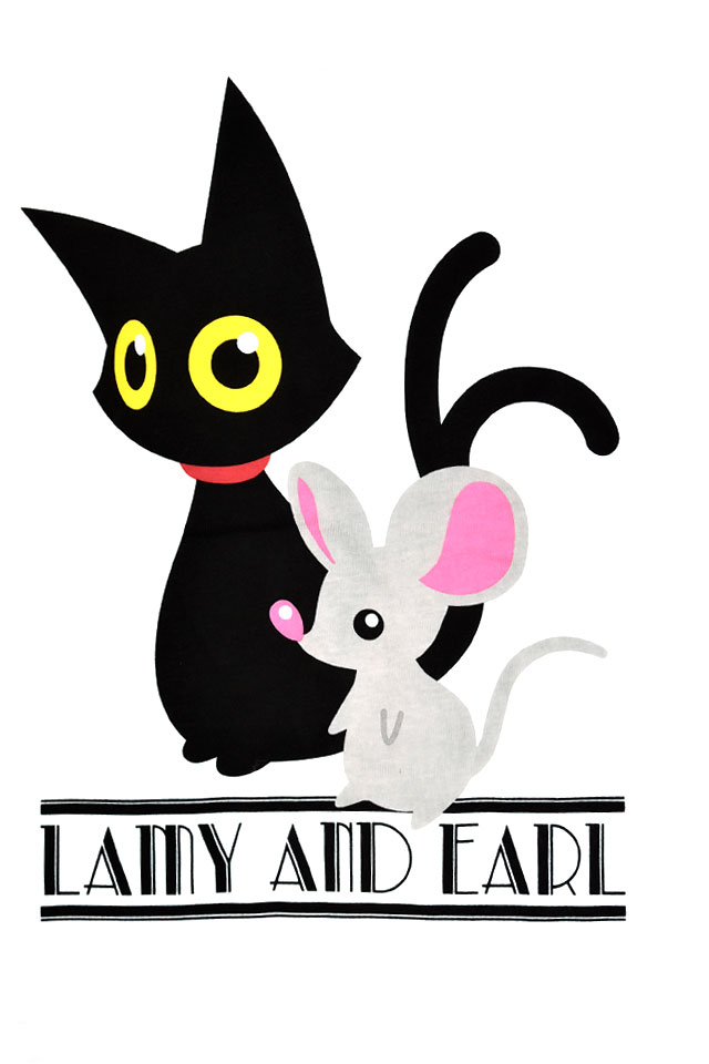 ラミ＆アール 新しいラミ降臨オーバーサイズ半端袖Tシャツ LIN AL