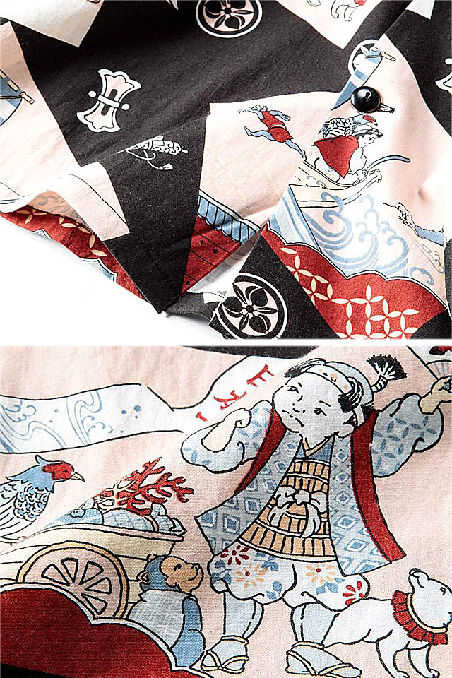 桃太郎ジーンズ 桃太郎ハワイアンシャツ 06-106 MOMOTARO JEANS