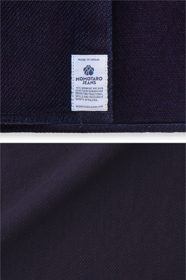 桃太郎ジーンズ（MOMOTARO JEANS） トリプルステッチ長袖ドビーシャツ