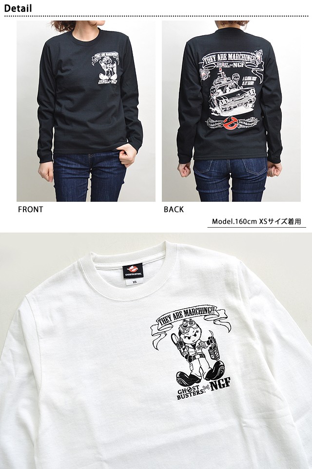 ゴーストバスターズ×NGF WネームMARCHING長袖Tシャツ◆NativeGangFamily/レディース ゴーストバスターズ×NGF WネームMARCHING長袖Tシャツ