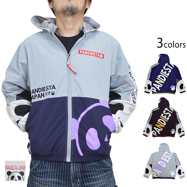 アームパンダ裏メッシュウインドブレーカー PANDIESTA JAPAN 561209 パンディエスタジャパン パンダ ブルゾン アームパンダ裏メッシュウインドブレーカー PANDIESTA JAPAN 561209