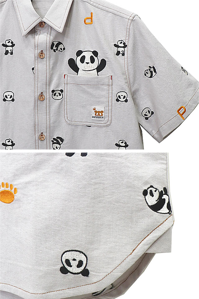 モノグラムパンダシャツ PANDIESTA JAPAN 582208 パンディエスタ