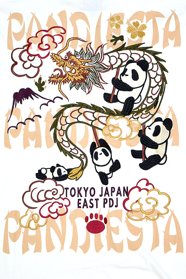 熊猫ドラゴンTシャツ PANDIESTA JAPAN 523214 パンディエスタ 