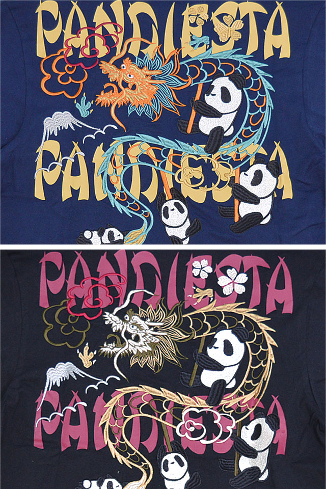 熊猫ドラゴンTシャツ PANDIESTA JAPAN 523214 パンディエスタ