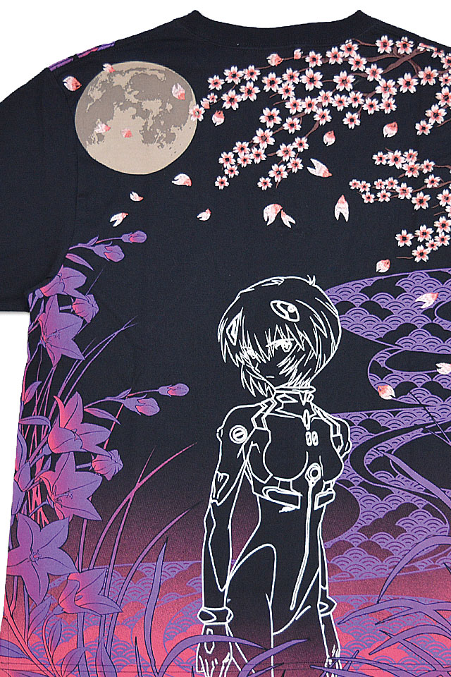EVANGELION×錦 枝垂れ桜綾波半袖Tシャツ 錦 523218