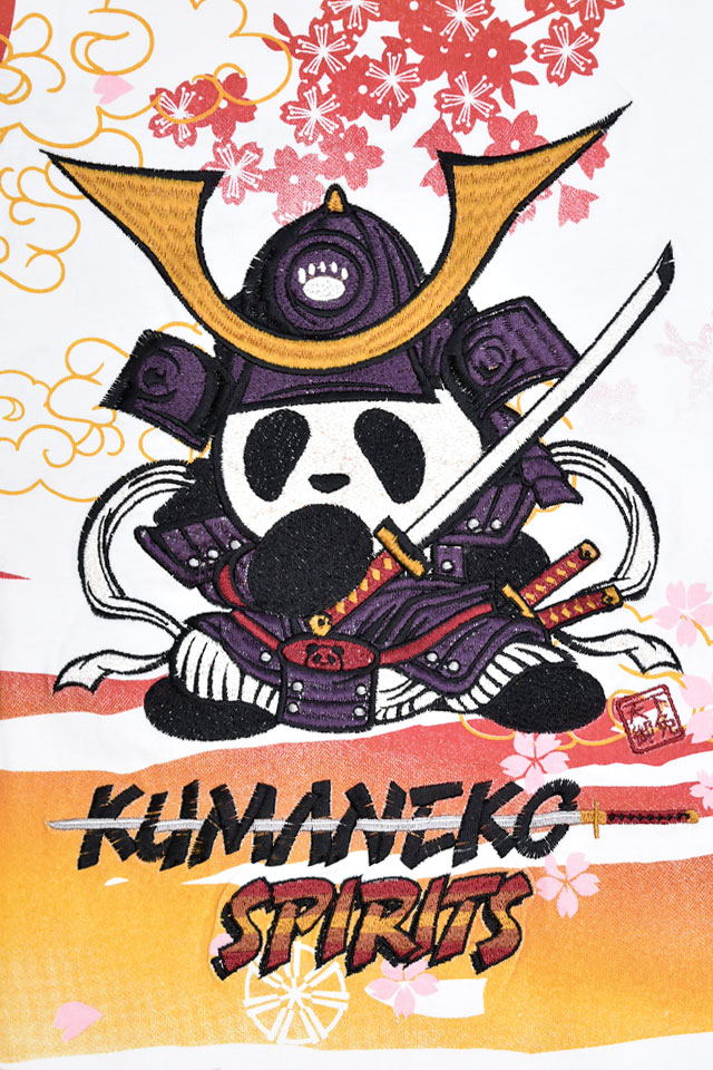 KUMANEKO SPIRITS半袖Tシャツ PANDIESTA JAPAN 585853 パンディ KUMANEKO SPIRITS半袖Tシャツ PANDIESTA JAPAN 585853 パンディ