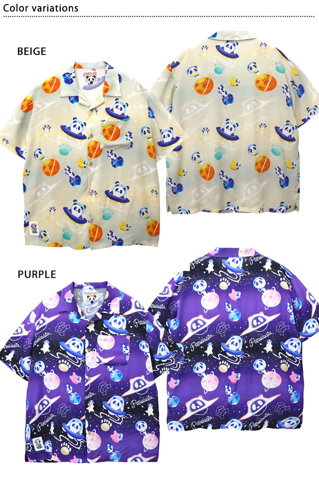 新品タグ付  アロハさま専用 スペースパンダアロハシャツ PANDIESTA JAPAN 585204 パンディエスタ