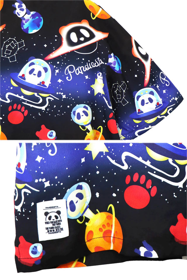 スペースパンダアロハシャツ PANDIESTA JAPAN 585204 パンディエスタ