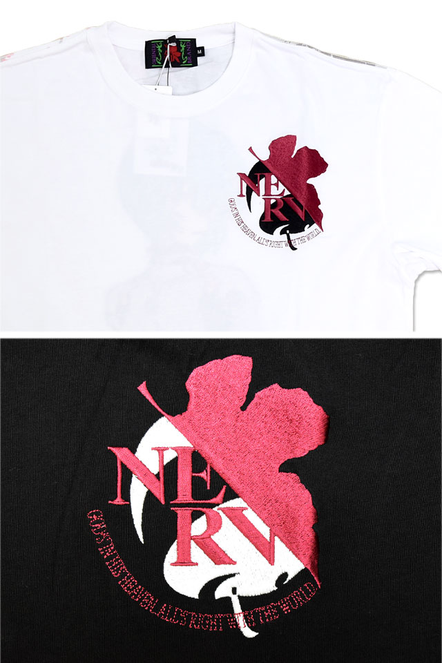 EVANGELION×錦 綾波富士桜半袖Tシャツ 錦 585352 和柄 和風 刺繍 新