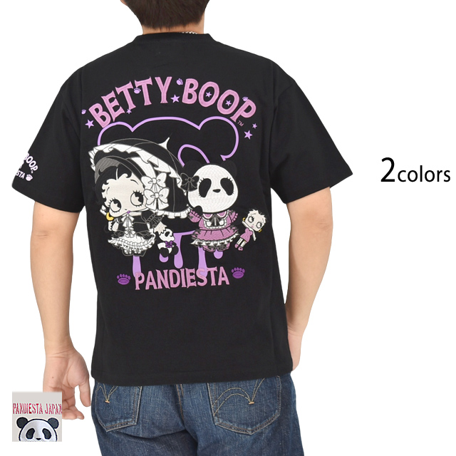 パンディエスタ×ベティブープ ゴスロリ BETTY半袖Tシャツ PANDIESTA