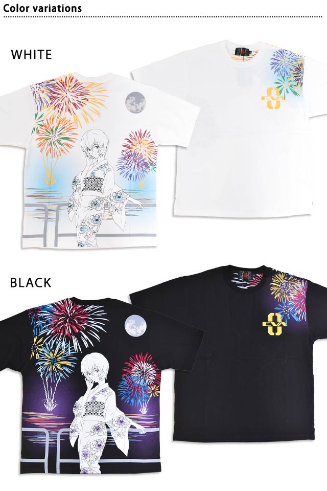 激レア/海外限定】エヴァンゲリオン 綾波レイ リリス 染み込みTシャツ
