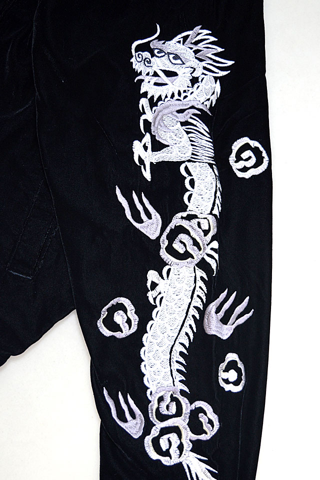 虎別珍スカジャン 朧 9043833 おぼろ 和柄 和風 ベロア スーベニア