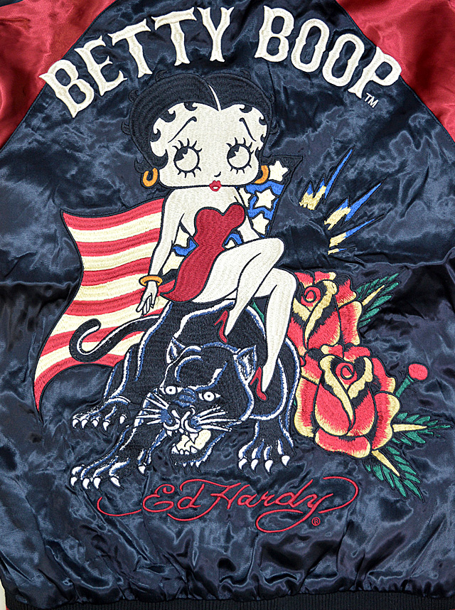 Ed Hardy×BETTY リバーシブルスカジャン サクラスタイル