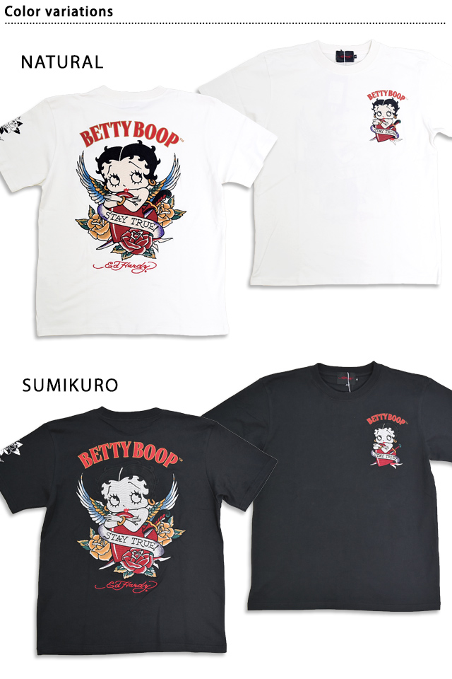 Ed Hardy×BETTY 天竺半袖Tシャツ サクラスタイルセレクション BED-2503