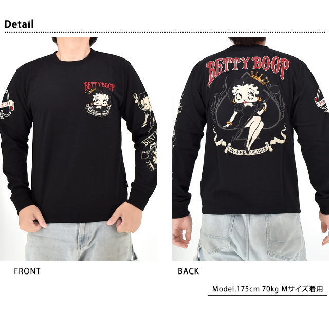 BETTY×ネバーマインド 長袖Tシャツ NEVER MIND BBN-2511 ベティー
