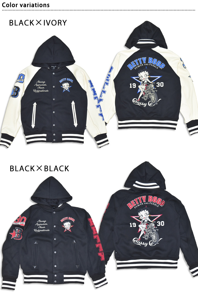 BETTY×ネバーマインド ボンディングスタジャン NEVER MIND BBN-2527