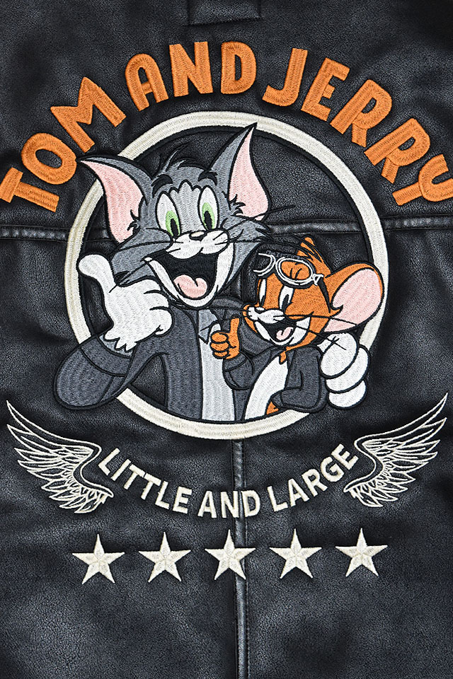 TOM＆JERRY×ネバーマインド 裏ファーボンディングB-3フライト