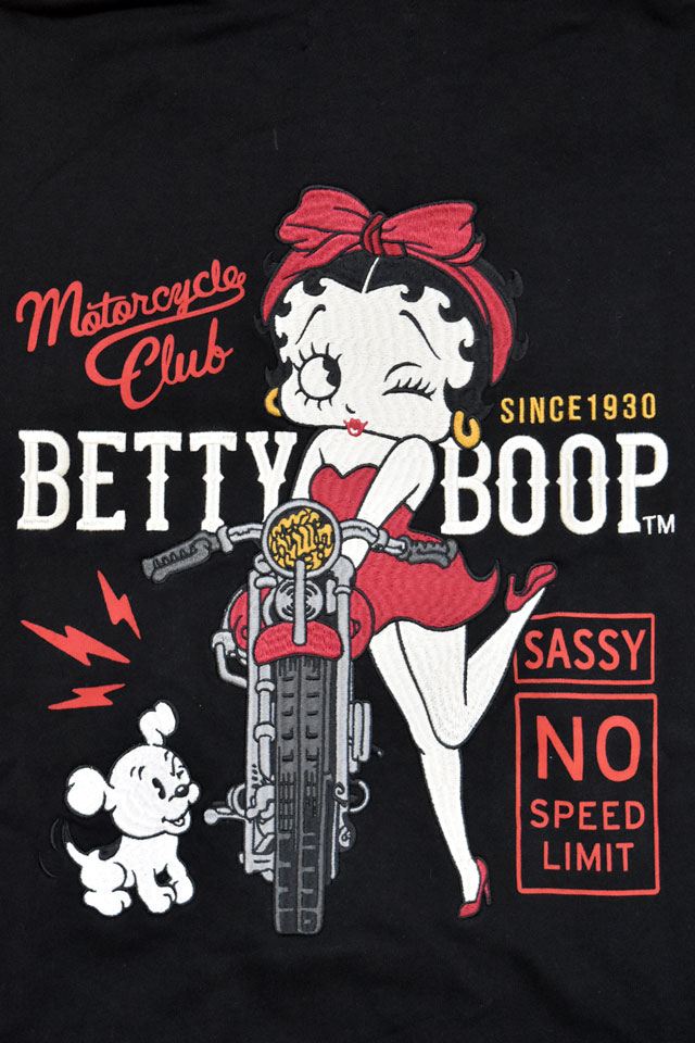 BETTY×ネバーマインド 裏毛スウェットジップパーカー NEVER MIND BBN