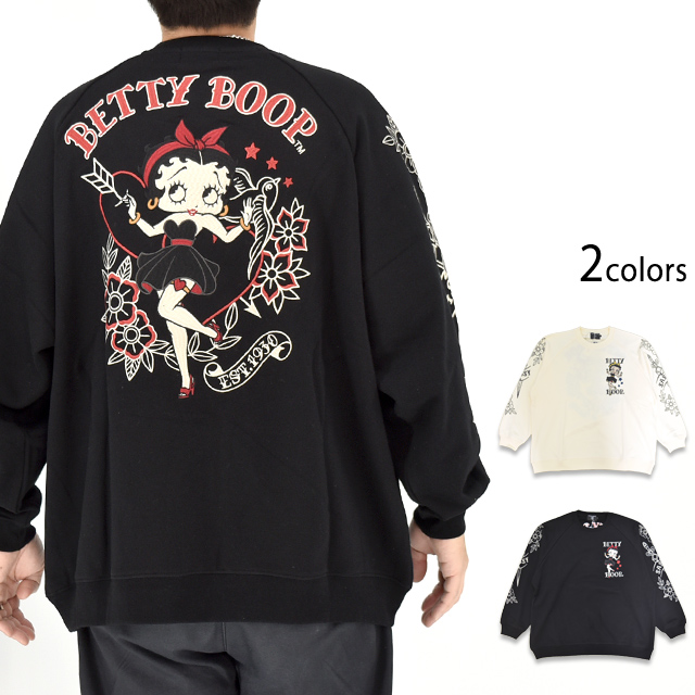 数量限定 男女兼用 ベティー Betty スウェット オーバーサイズ Mサイズ BETTY×ネバーマインド 裏毛オーバーサイズ スウェットトレーナー NEVER