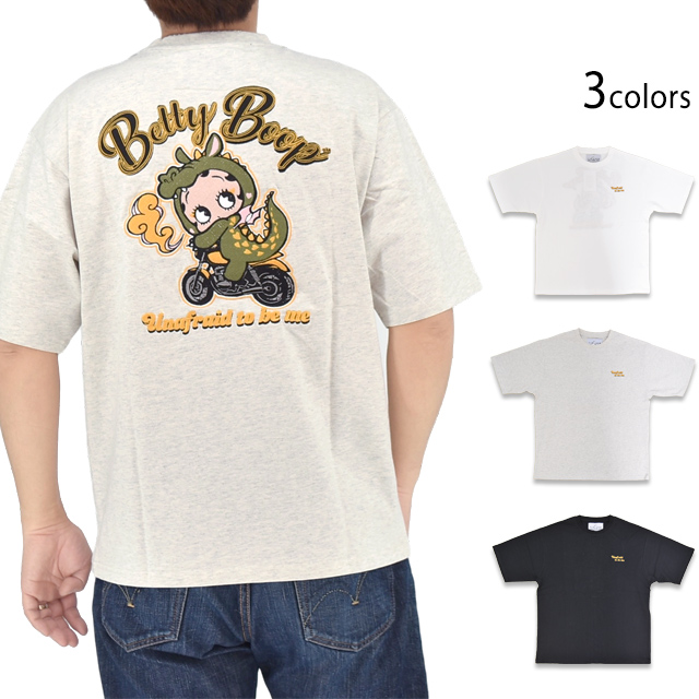 バイクバブ龍BETTY コットン天竺半袖Tシャツ サクラスタイル