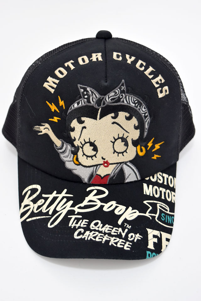 帽子 Betty BETTY×ネバーマインド ツイルメッシュキャップ NEVER MIND BBN-2625