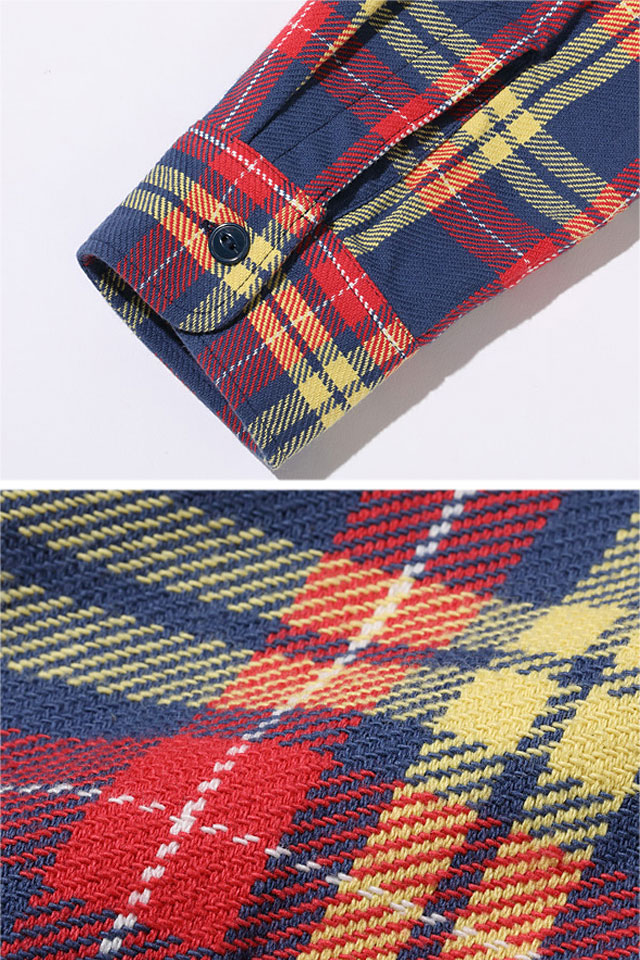 ツイルチェック長袖ワークシャツ SUGER CANE SC28960 シュガーケーン