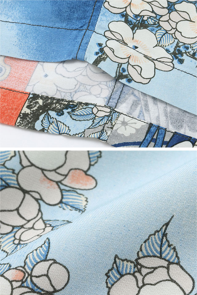 SUN SURF × 葛飾北斎 SPECIAL EDITION 「桜花に鷹図」アロハシャツ