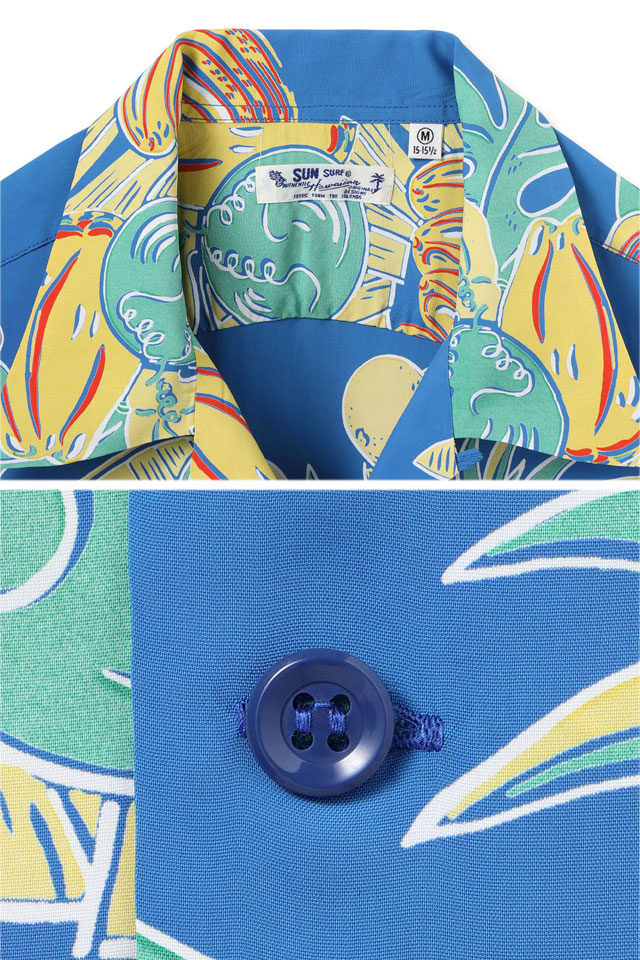 レーヨンアロハシャツ「TROPICAL FRUITS」SUN SURF SS39415 サンサーフ