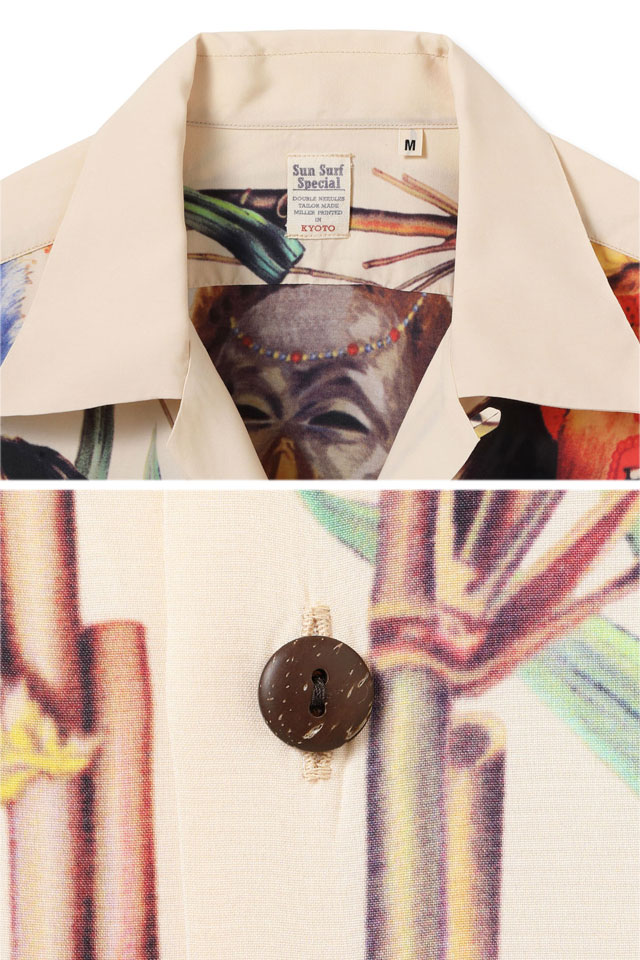 SPECIAL EDITION レーヨンアロハシャツ「BATTLE MASK」 SUN SURF