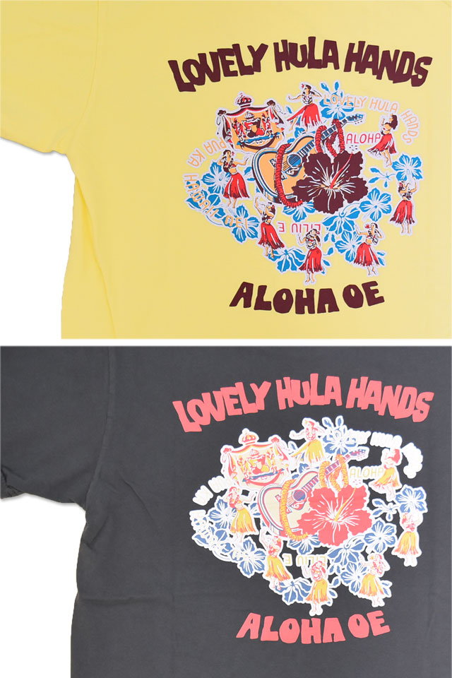 半袖Tシャツ「LOVELY HULA HANDS」 SUN SURF SS79712 サンサーフ