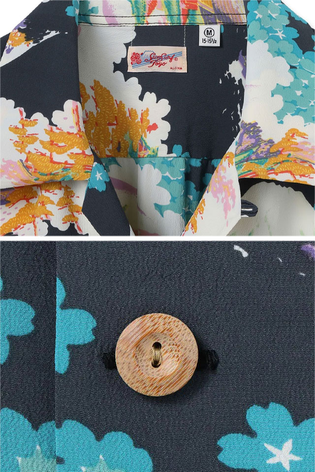 レーヨンアロハシャツ「ANCIENT CAPITAL」 SUN SURF SS39618