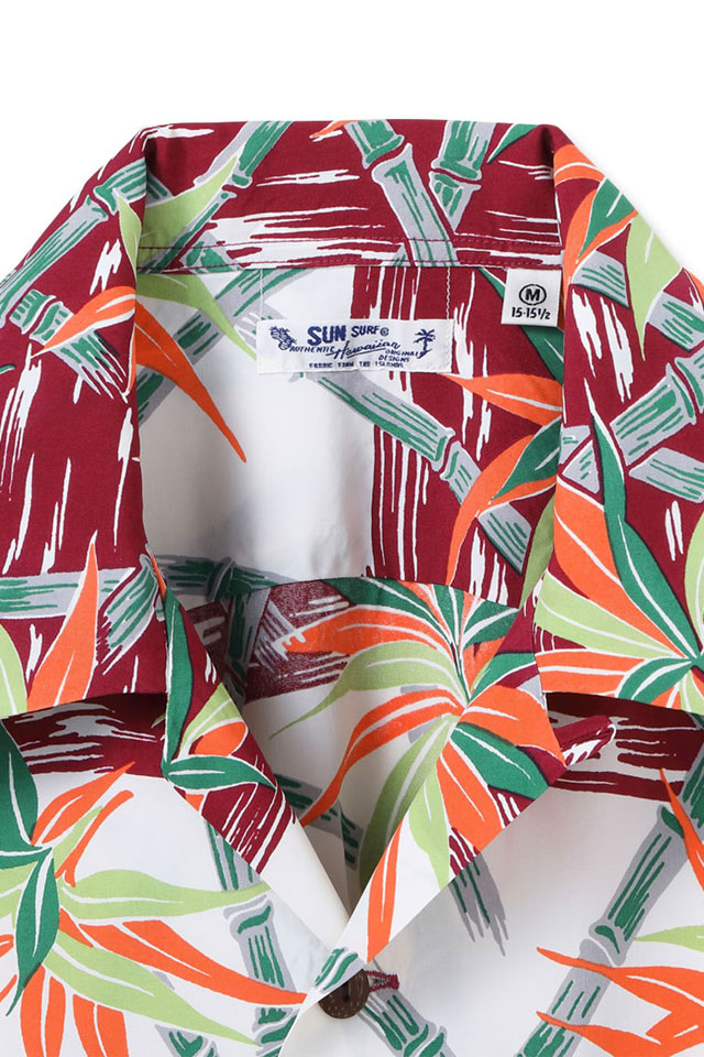 レーヨンアロハシャツ「BAMBOO GRASSLANDS」 SUN SURF SS39625