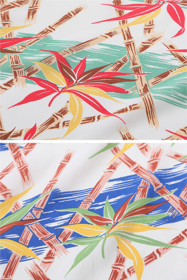 レーヨンアロハシャツ「BAMBOO GRASSLANDS」 SUN SURF SS39625