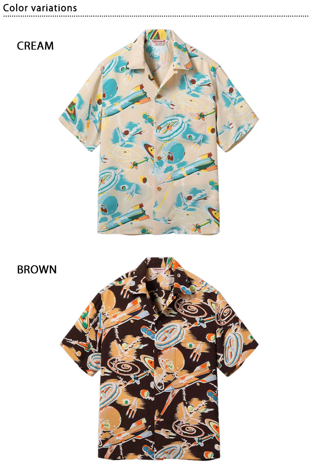レーヨンアロハシャツ SPECIAL EDITION「THE SPACE SHIP」 SUN SURF