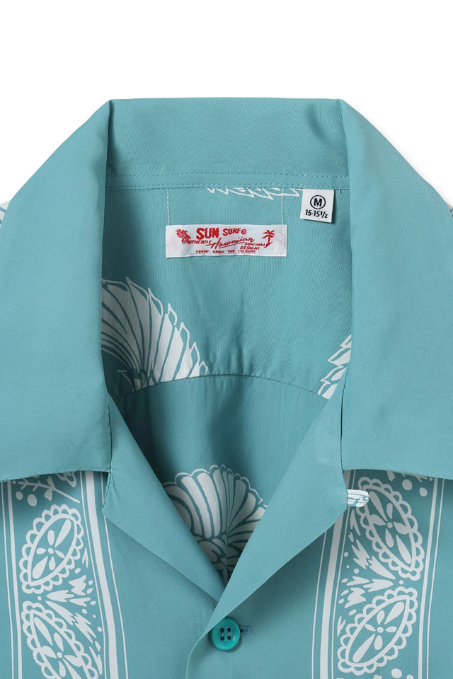 レーヨンアロハシャツ「ORIENTAL BORDER」 SUN SURF SS39629