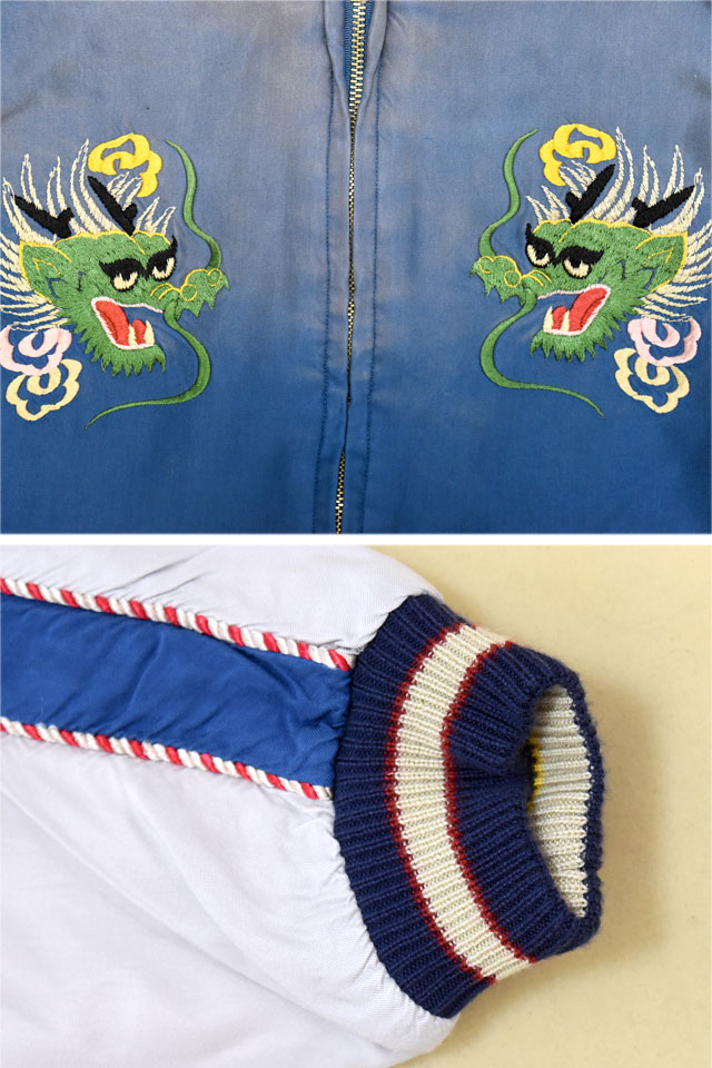AGING MODEL アセテートリバーシブルスカジャン「EAGLE＆DRAGON