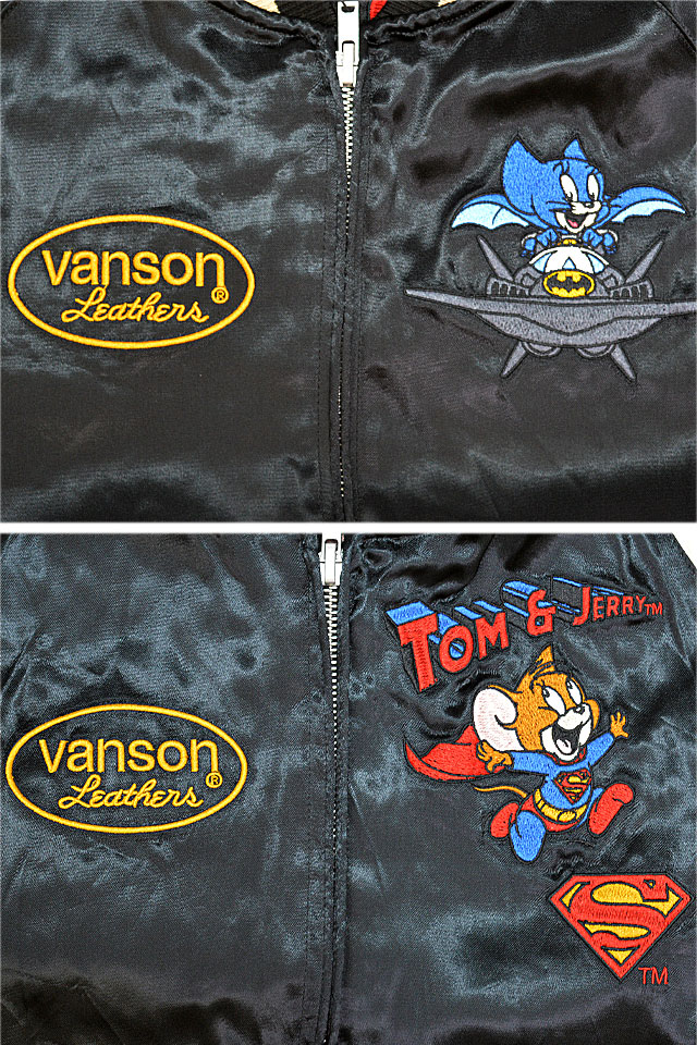 vanson×TOM＆JERRY WARNER BROS.100周年記念モデル リバーシブル