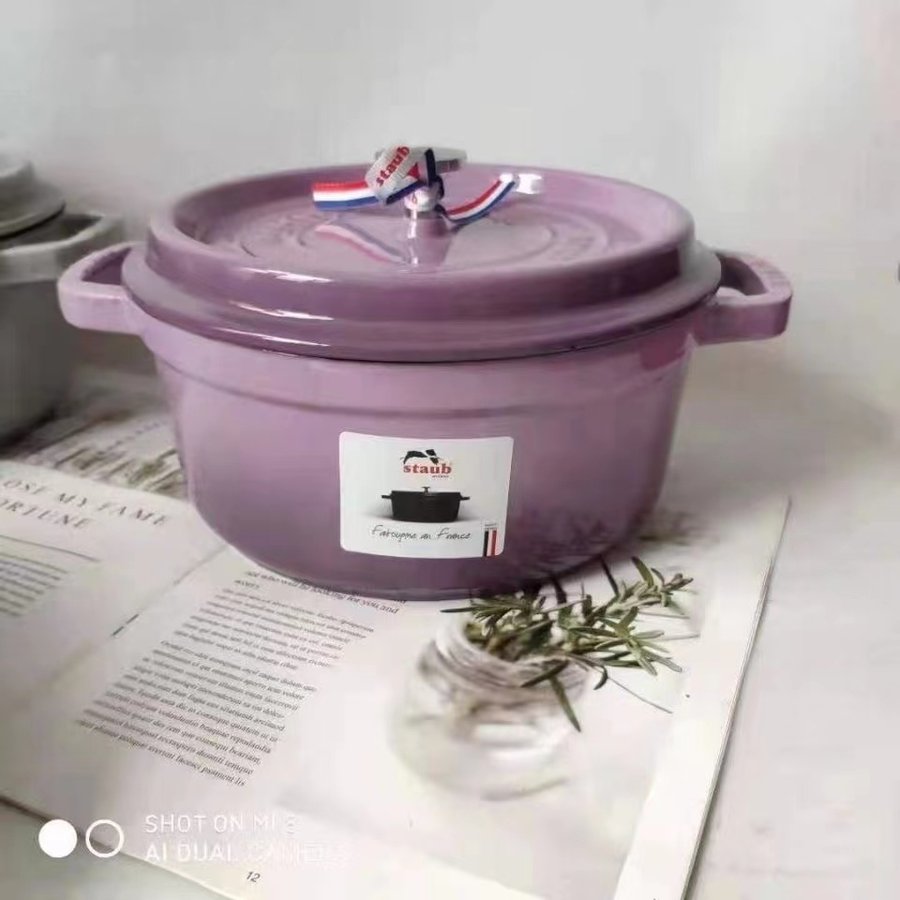 セール＆特集＞ staub 調理器具 大人気 ストウブ鍋 両手鍋 18cm ココットラウンド ホーロー鍋 キッチン用品 7 一人食 1-2人 全7色  notimundo.com.ec