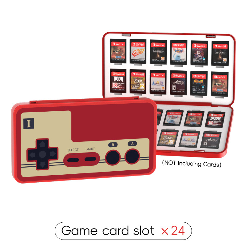 Nintendo Switch Switch2 カード ケース ソフトケース 大容量 24枚収納